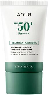 Zonnebrandcrème Anua Heartleaf Silky Moisture Sun Cream SPF50+ PA++++