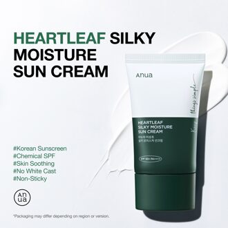 Zonnebrandcrème Anua Heartleaf Silky Moisture Sun Cream SPF50+ PA++++