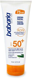 Zonnebrandcrème Babaria Facial Sun Cream SPF 50 Aloe Vera 75 ml