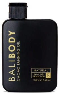 Zonnebrandcrème Bali Body Cacao Tanning Oil SPF15 100 ml