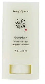 Zonnebrandcrème Beauty of Joseon Matte Sun Stick Mugwort + Camilia SPF50 PA++++ 18 g