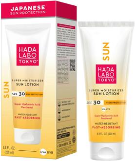 Zonnebrandcrème HADA LABO Super Moisturizer Sun Lotion SPF 30 200 ml