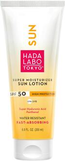Zonnebrandcrème HADA LABO Super Moisturizer Sun Lotion SPF50 200 ml