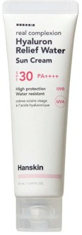 Zonnebrandcrème Hanskin Real Complexion Hyaluron Relief Water Sun Cream SPF30 50 ml