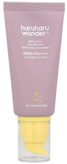 Zonnebrandcrème Haruharu Wonder Black Rice Pure Mineral Relief Daily Sunscreen SPF50+ PA++++ 50 ml