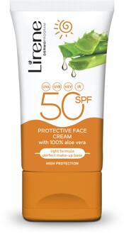 Zonnebrandcrème Lirene Protection Face Emulsion With Aloe And IR Complex SPF50 50 ml
