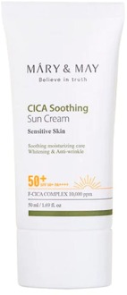 Zonnebrandcrème Mary & May Cica Soothing Sun Cream SPF50+ PA++++ 50 ml