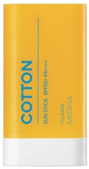 Zonnebrandcrème Missha All Around Safe Block Cotton Sun Stick SPF50+ PA++++ 17 g