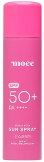 Zonnebrandcrème moee Face & Body Sun Spray SPF 50+ Pa++++ 100 ml