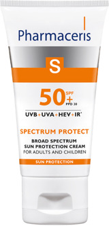 Zonnebrandcrème Pharmaceris Broad Spectrum Protection Cream SPF50 50 ml