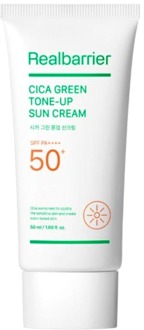 Zonnebrandcrème Real Barrier Cica Green Tone-Up Sun Cream 50 ml