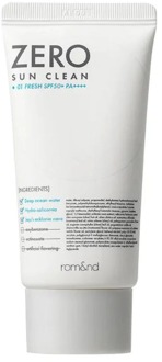 Zonnebrandcrème Rom&nd Zero Sun Clean SPF50+ PA++++ 50 ml