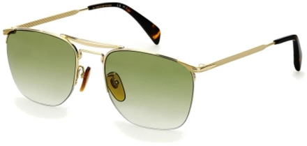 Zonnebril 1001/s Cat.3 Wayfarer Rvs Goud/bruin