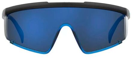 Zonnebril 1008/s Cat.3 Rechthoekig Polyamide Zwart/blauw