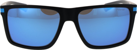 Zonnebril 2098/s Heren Wayfarer Cat.3 Zwart/blauw