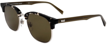 Zonnebril 5002/s Unisex Cat. 3 Wayfarer Hars Bruin/groen