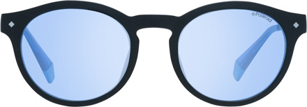 Zonnebril 6081/g/cs Cat. 3 Panto Staal Zwart/grijs/blauw