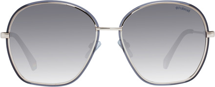 Zonnebril 6113/s Dames Cat. 3 Wayfarer Rvs Goud/grijs