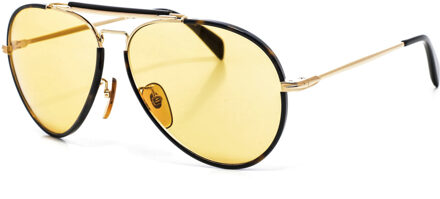 Zonnebril 7003/s Cat.3 Piloot Staal Goud/geel