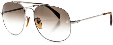 Zonnebril 7004/s Cat. 3 Rond Staal Zilver/grijs