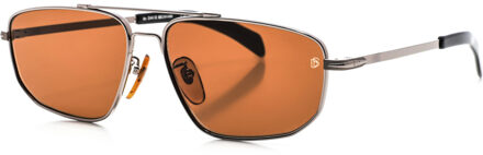 Zonnebril 7049/g/s Cat.3 Rechthoekig Zilver/bruin