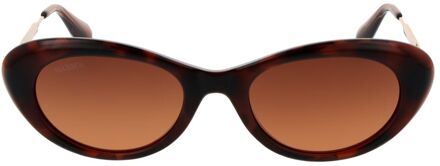 Zonnebril Acetaat Frame Bruin - One Size