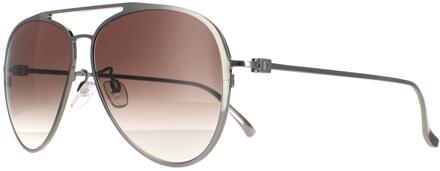 zonnebril by0024-d 08k gunmetal grijze gradiënt Grijs - One Size