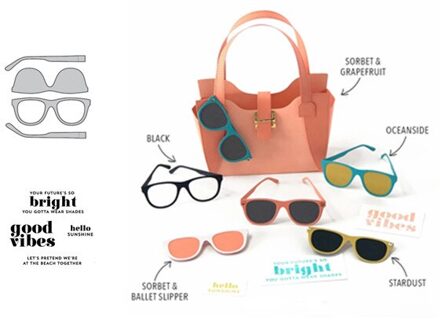 Zonnebril Clear Postzegels En Stansmessen Voor Diy Scrapbooking/Card Making/Kids Kerst Fun Decoratie Benodigdheden postzegel en dies