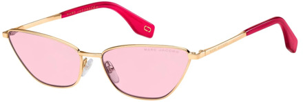 Zonnebril Dames Cat-eye Roze/goud Goudkleurig