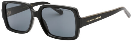 Zonnebril Dames Rechthoekig Zwart/grijs