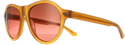 zonnebril DANBY SS527002 Glanzende honing gepolariseerde stuurprogramma's gradiënt Bruin