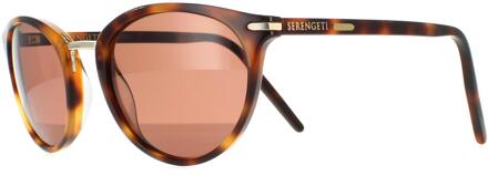 zonnebril Elyna 8844 Glanzende Havana Mineral Polarisated Drivers Brown Bruin - One Size