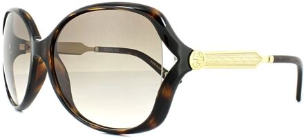 Zonnebril GG0076S Bruin - 1 maat