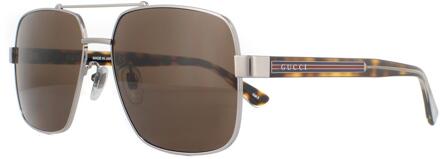 Zonnebril GG0529S Zilver - 1 maat