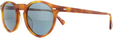 Zonnebril Gregory Peck OV5217S 1483R8 Semi Mat LBR Indigo Photochromic Bruin