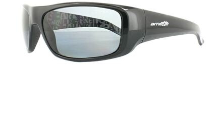 Zonnebril Hot Shot 4182 214981 Gepolijste Zwarte Grafische Afbeeldingen Binnen Grijs Gepolariseerd