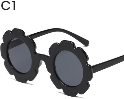 Zonnebril Kids Aangekomen Kinderen Zonnebril UV400 Zon Bloem Schattige Kinderen Zonnebril Meisjes Jongens Oculos De Sol C1
