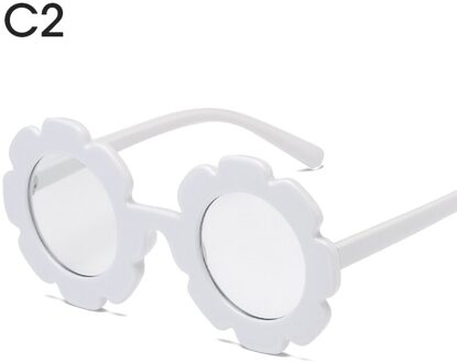 Zonnebril Kids Aangekomen Kinderen Zonnebril UV400 Zon Bloem Schattige Kinderen Zonnebril Meisjes Jongens Oculos De Sol C2