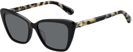 Zonnebril Lucca/g/s Dames Cat.3 Cat-eye Zwart