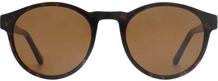 Zonnebril met rond montuur Marvin  bruin