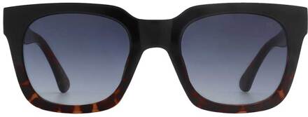 Zonnebril met vierkant montuur Nancy  zwart