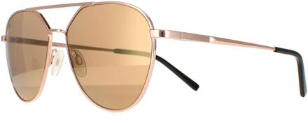 zonnebril Odell SS555004 Rose Gold Saturn Polarisated Drivers Gold - maat Goud