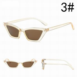 Zonnebril Rijden Universele Mode Vintage Uv Bescherming Frame Cat Eye Rechthoek Eyewear Bril Draagbare Accessoires 3