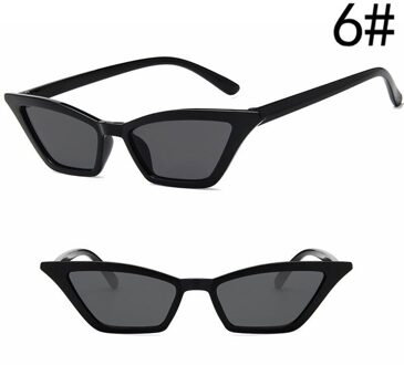 Zonnebril Rijden Universele Mode Vintage Uv Bescherming Frame Cat Eye Rechthoek Eyewear Bril Draagbare Accessoires 6