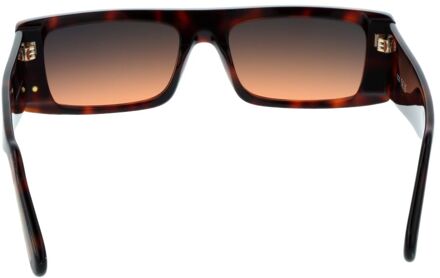 Zonnebril Schildpad - maat Donker Bruin