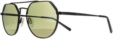 zonnebril Shelby SS533002 Mat Black Spirit Green 555nm - maat Zwart