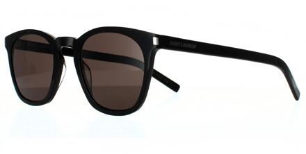 zonnebril SL 28 Slim 001 Zwart grijs - One Size