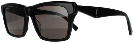 zonnebril SL M104 002 Glanzende zwart donkergrijs - maat