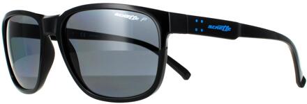 zonnebril urca AN4257 41/81 glanzende zwart donkergrijs gepolariseerd - maat