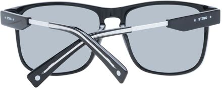 Zonnebril Vierkant Frame Zwart